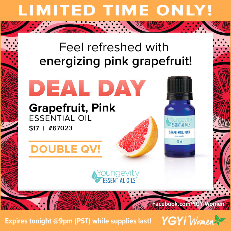 Grapefruit, Pink Essential Oil – 10ml